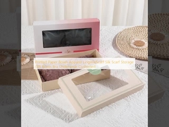 Printed Paper Boxes Apparel  LingerieScarf  Silk Scarf Storage Gift Boxes Bra Underwear Customed