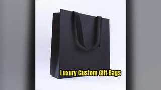 Custom Luxury Gift Bags for Skincare and Boutique Brands