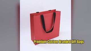 Custom Luxury Gift Bags for Skincare and Clothing Brands